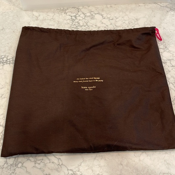 Black soft leather Kate Spade purse with original dust cover - Picture 9 of 12